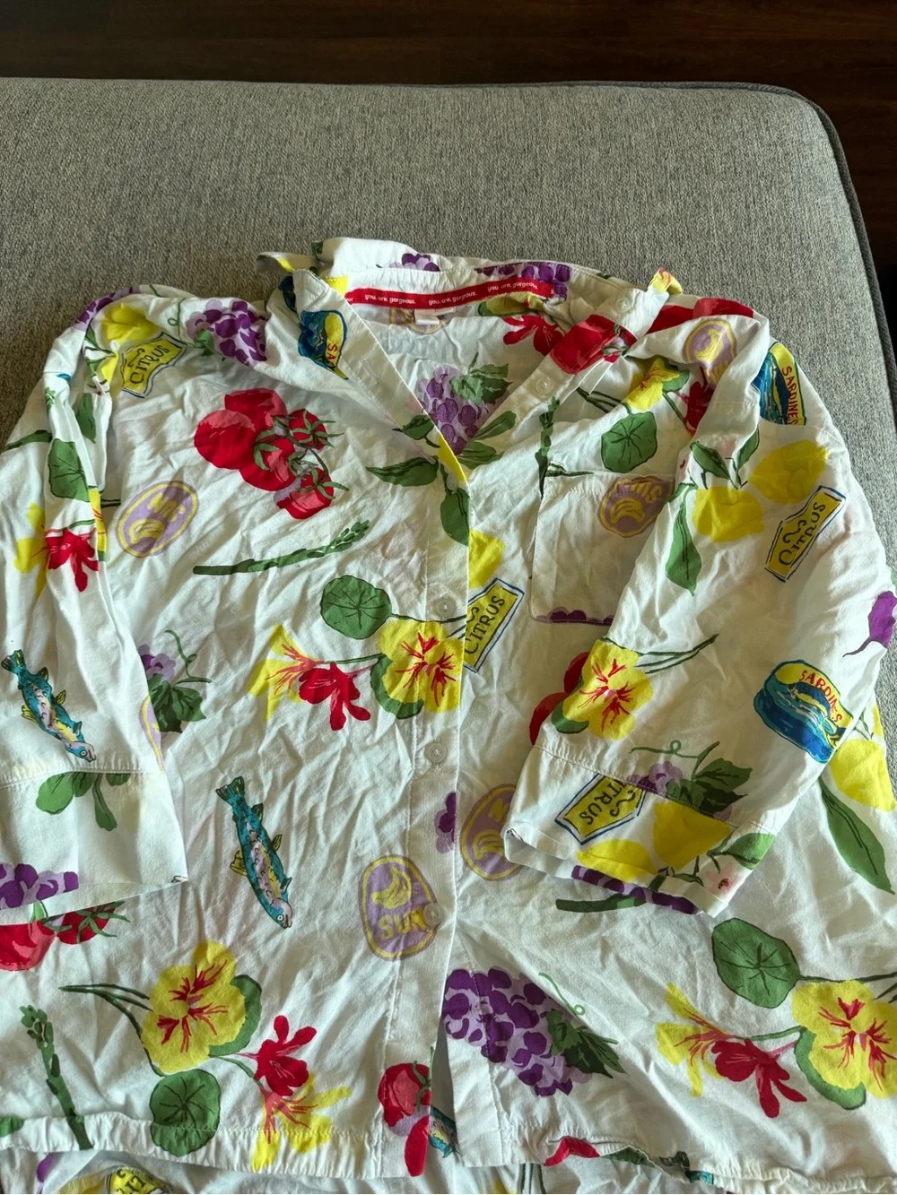 JoySpun Assorted Fruit Fun Pj Set - Picture 5 of 7
